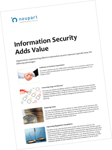Information security adds value